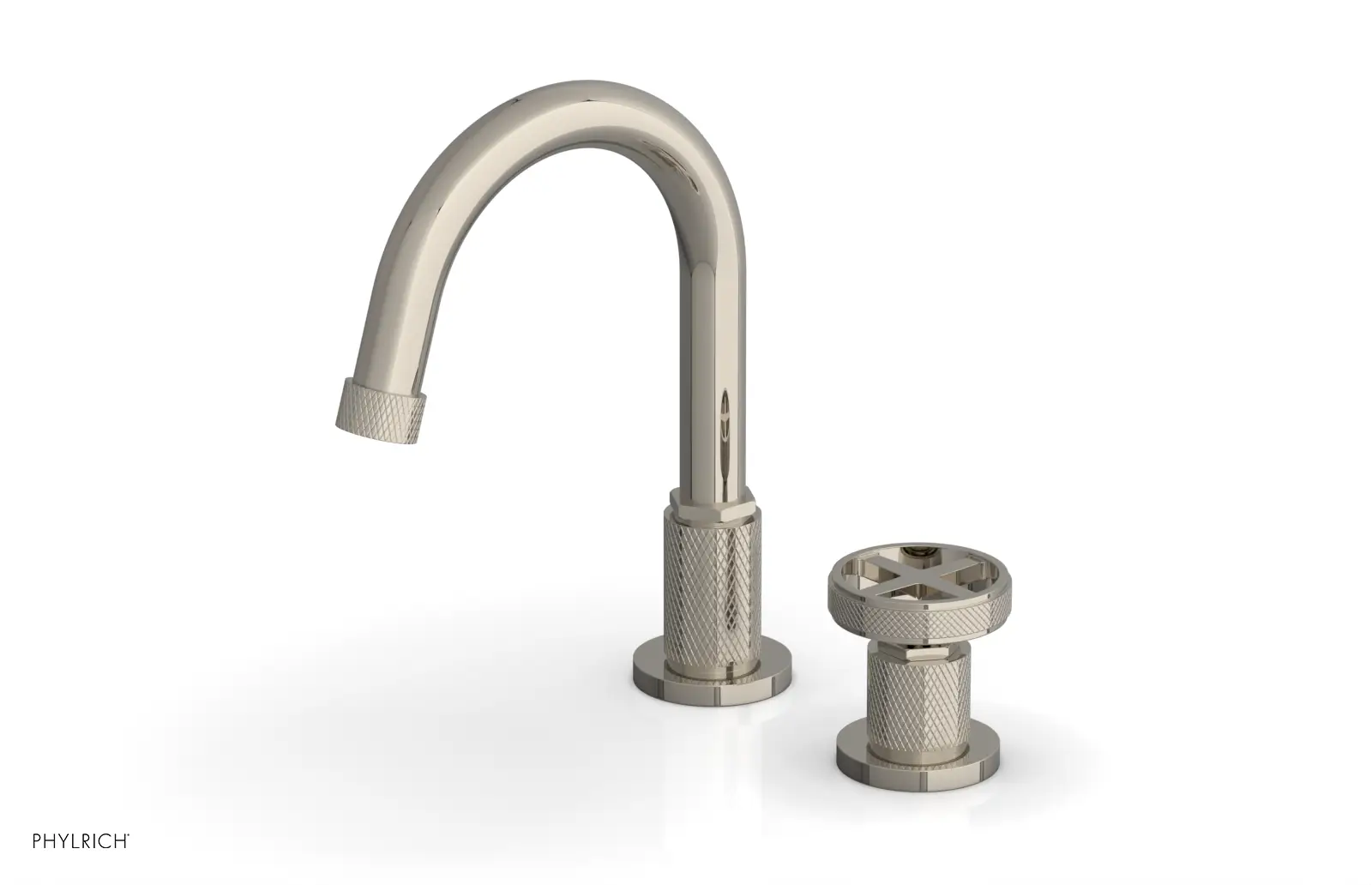Phylrich Dustrie High Spout Single Handle Faucet with Cross Handle by Phylrich
