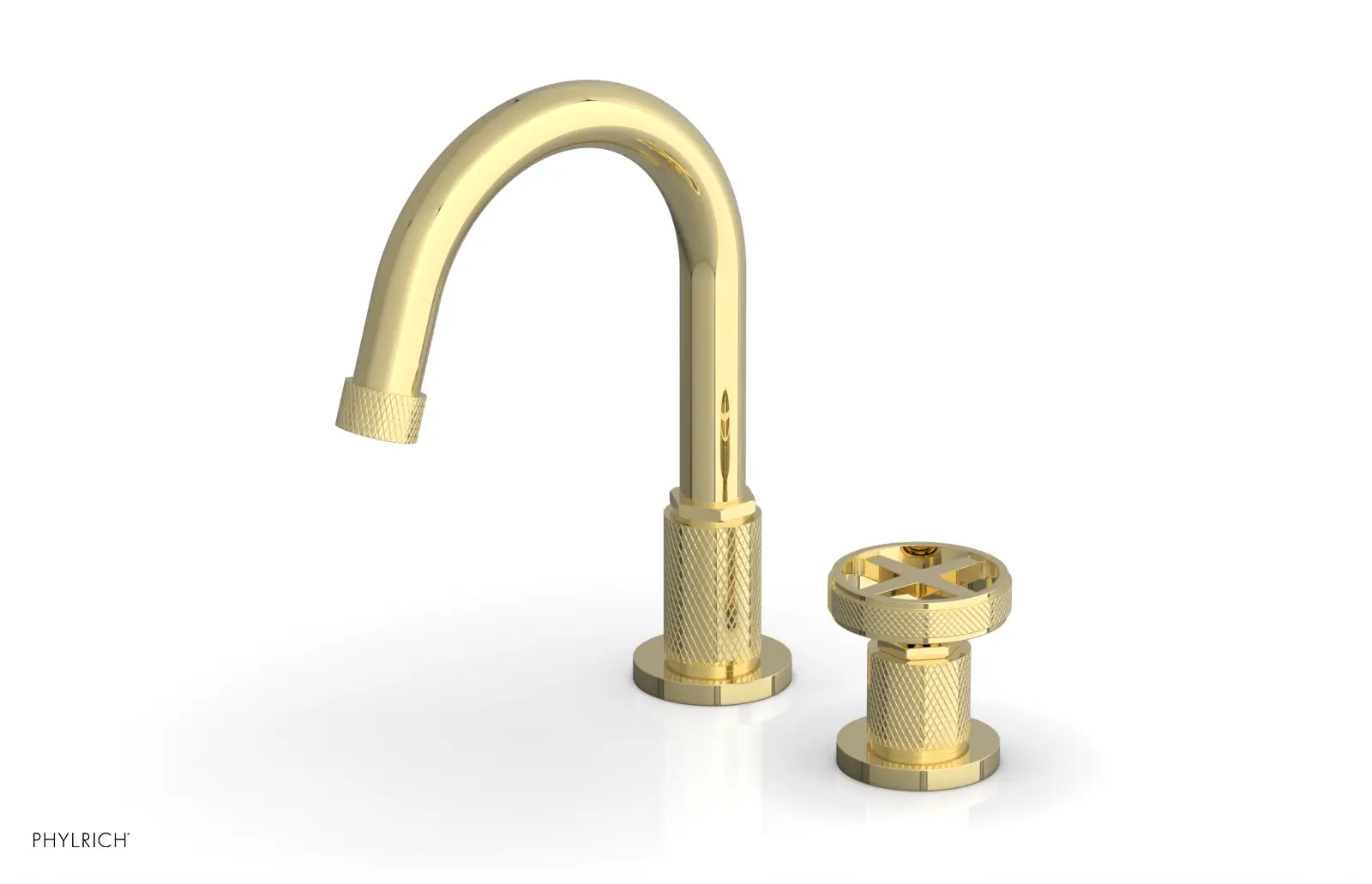 Phylrich Dustrie High Spout Single Handle Faucet with Cross Handle by Phylrich