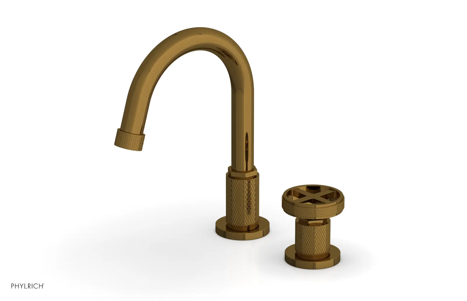 Phylrich Dustrie High Spout Single Handle Faucet with Cross Handle by Phylrich