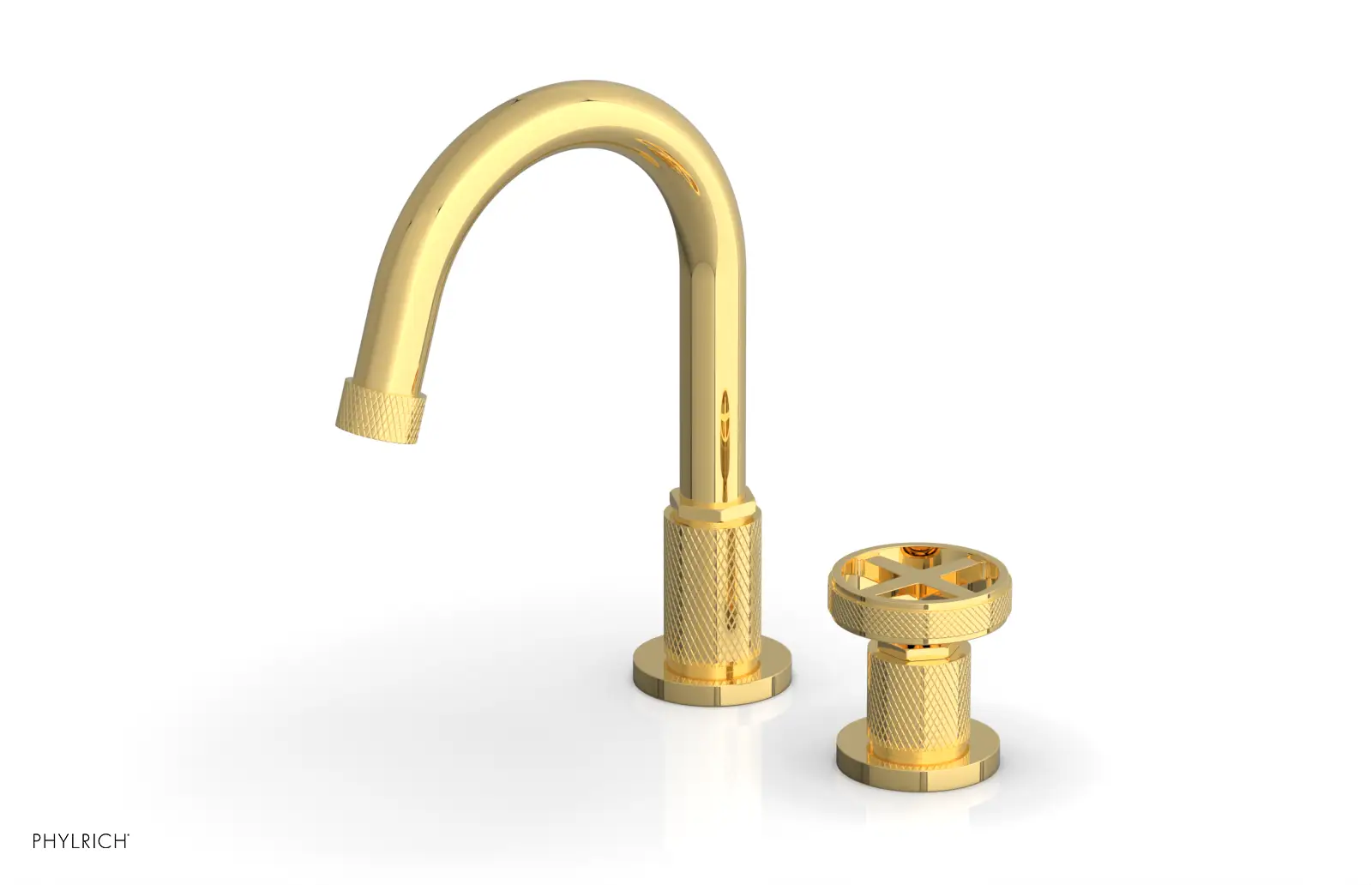 Phylrich Dustrie High Spout Single Handle Faucet with Cross Handle by Phylrich