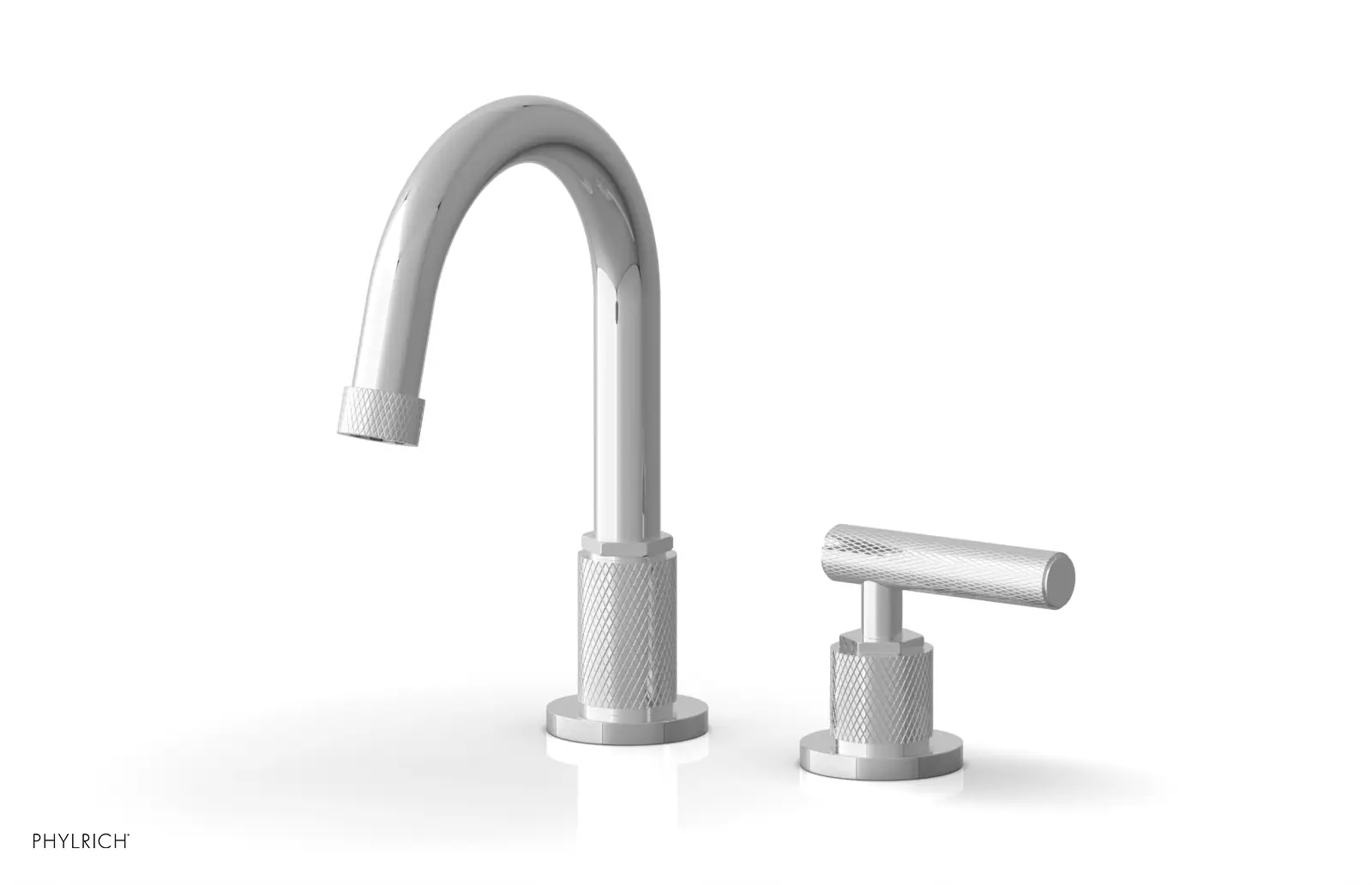 polished chrome bathroom faucet