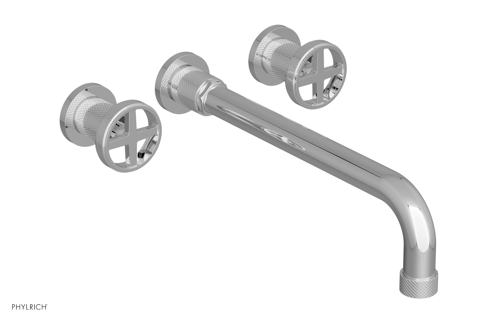 polished chrome bathroom faucet