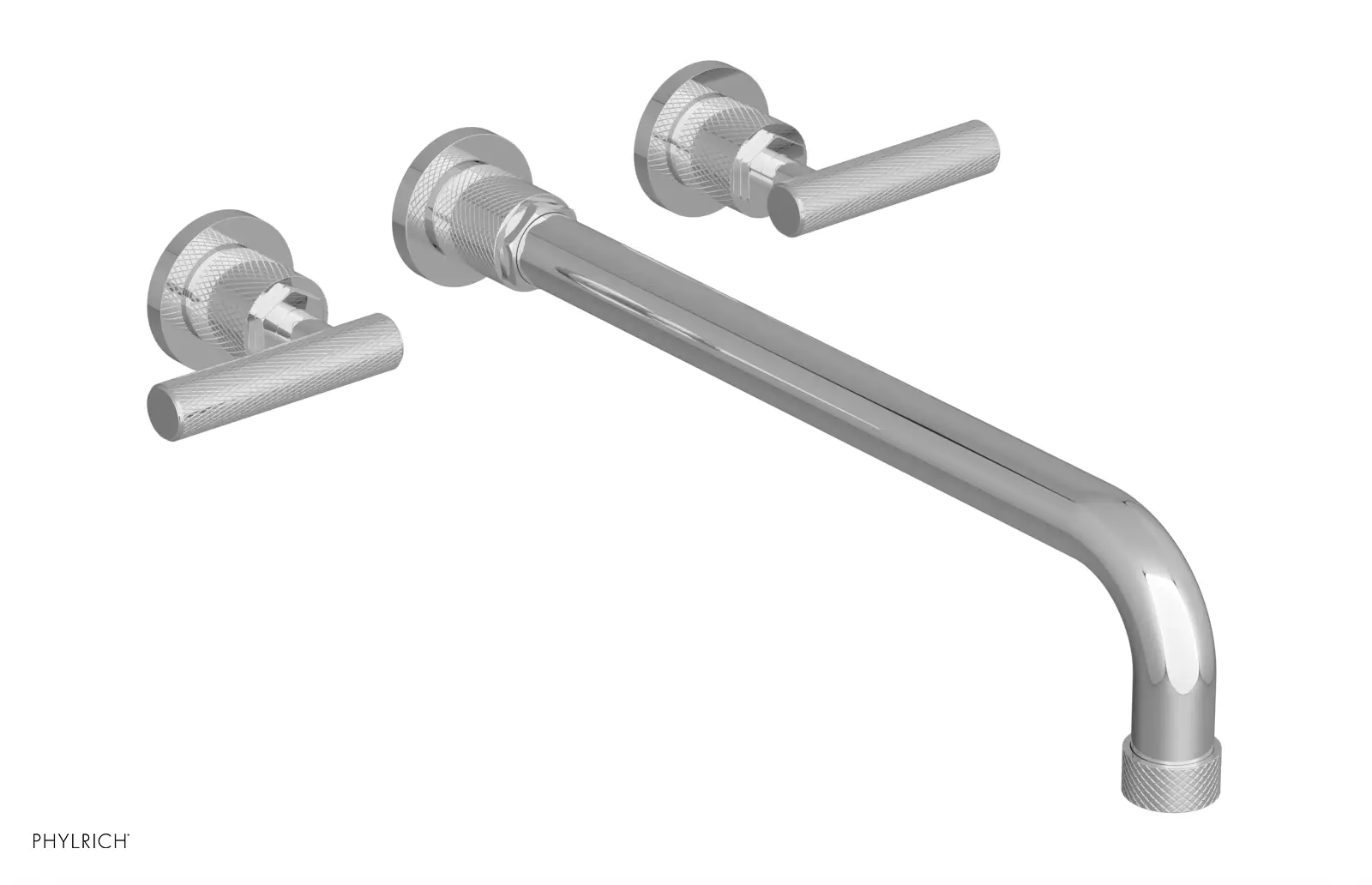 polished chrome bathroom faucet