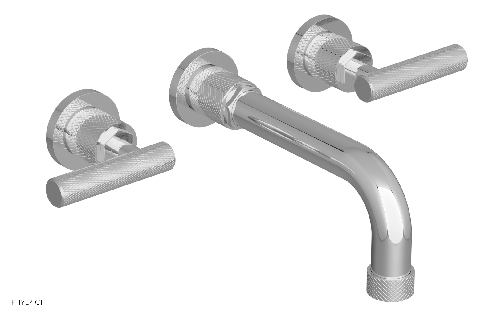 polished chrome bathroom faucet