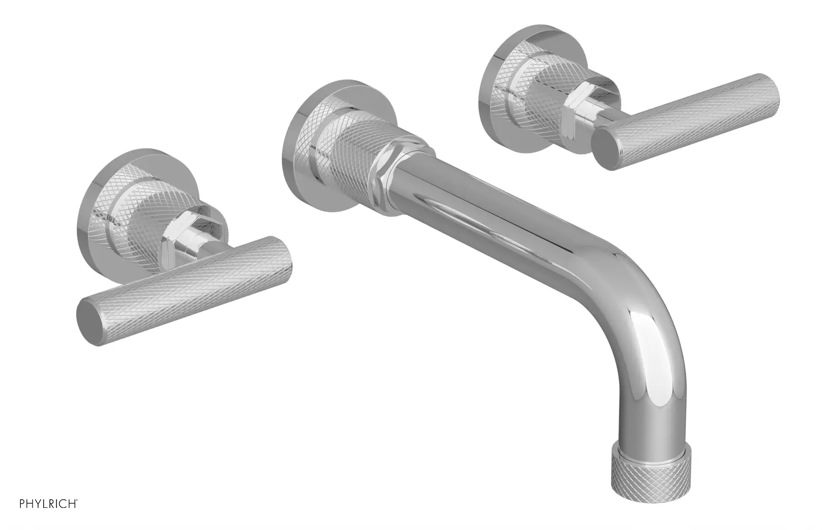 polished chrome bathroom faucet