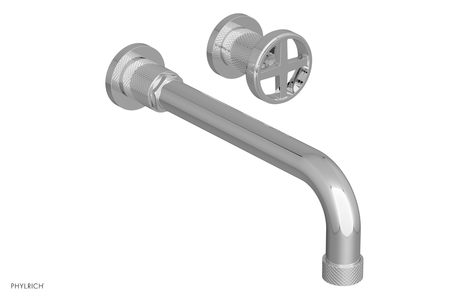 polished chrome bathroom faucet