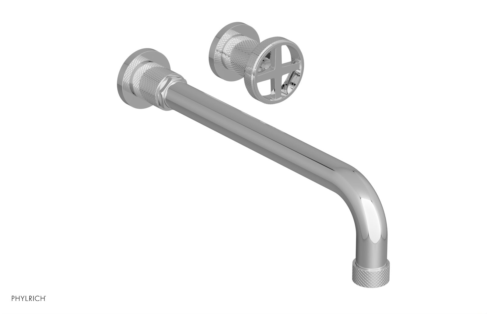 polished chrome bathroom faucet