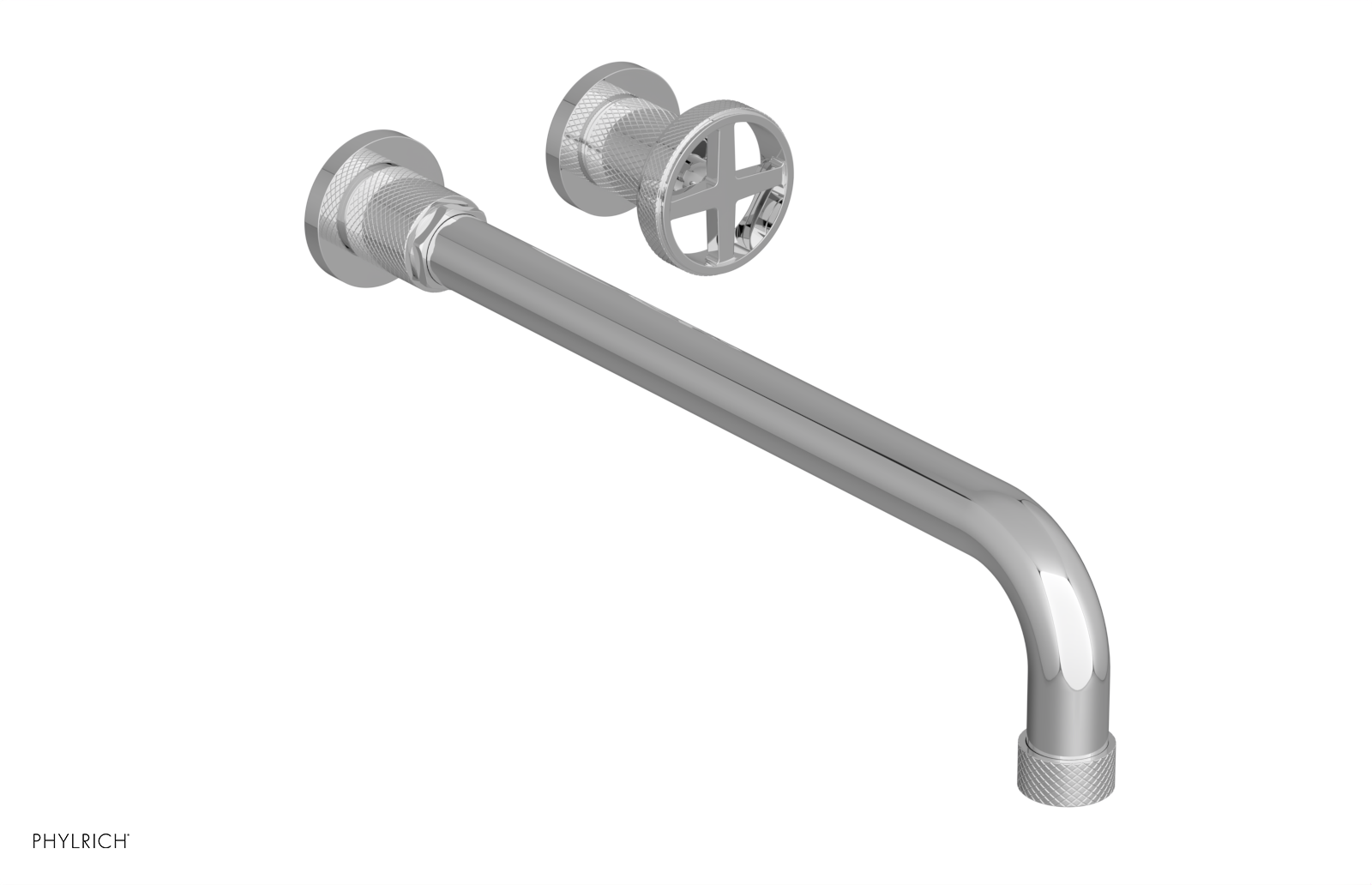 polished chrome bathroom faucet