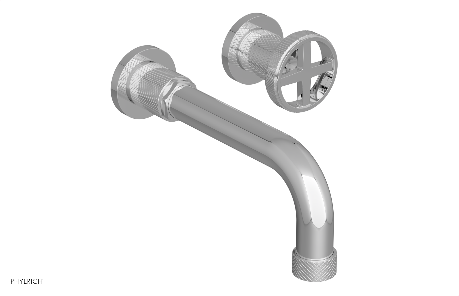 polished chrome bathroom faucet