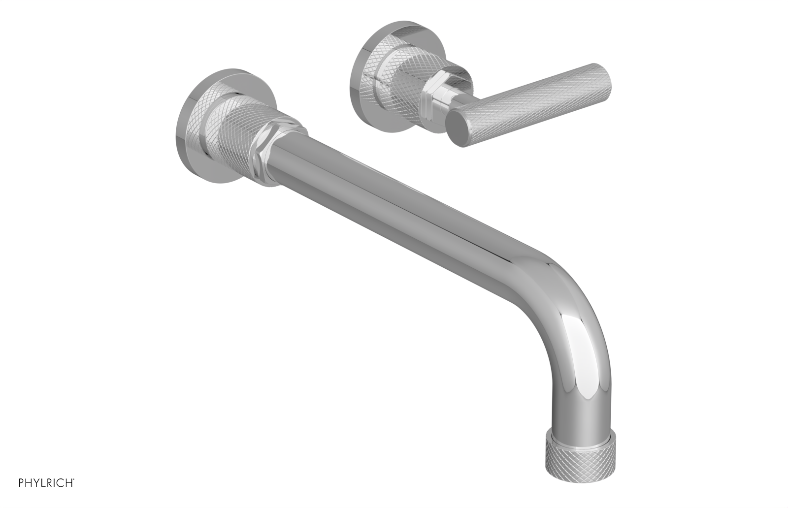 polished chrome bathroom faucet