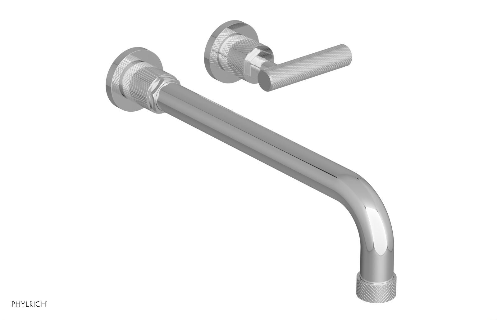 polished chrome bathroom faucet