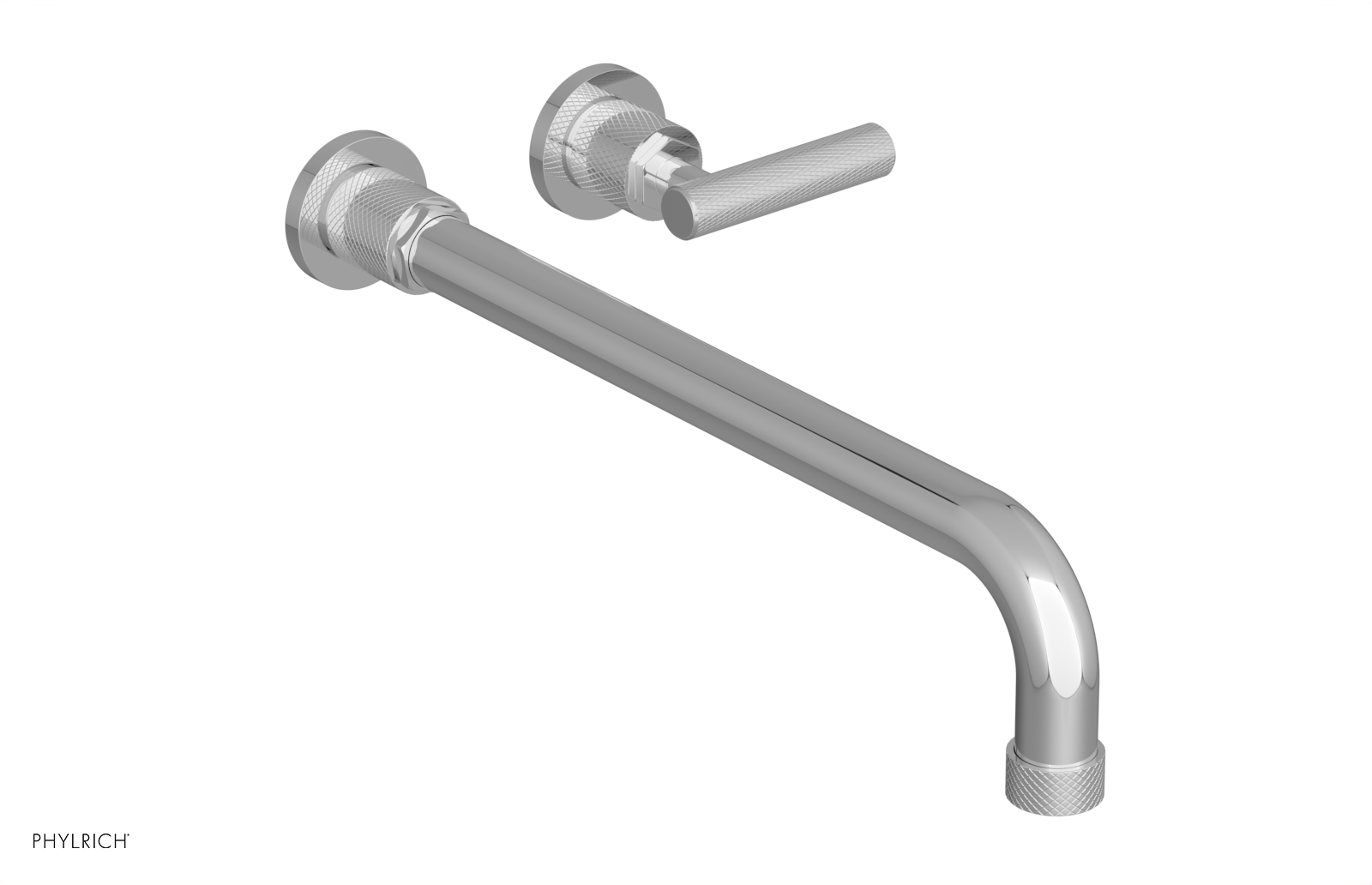 polished chrome bathroom faucet