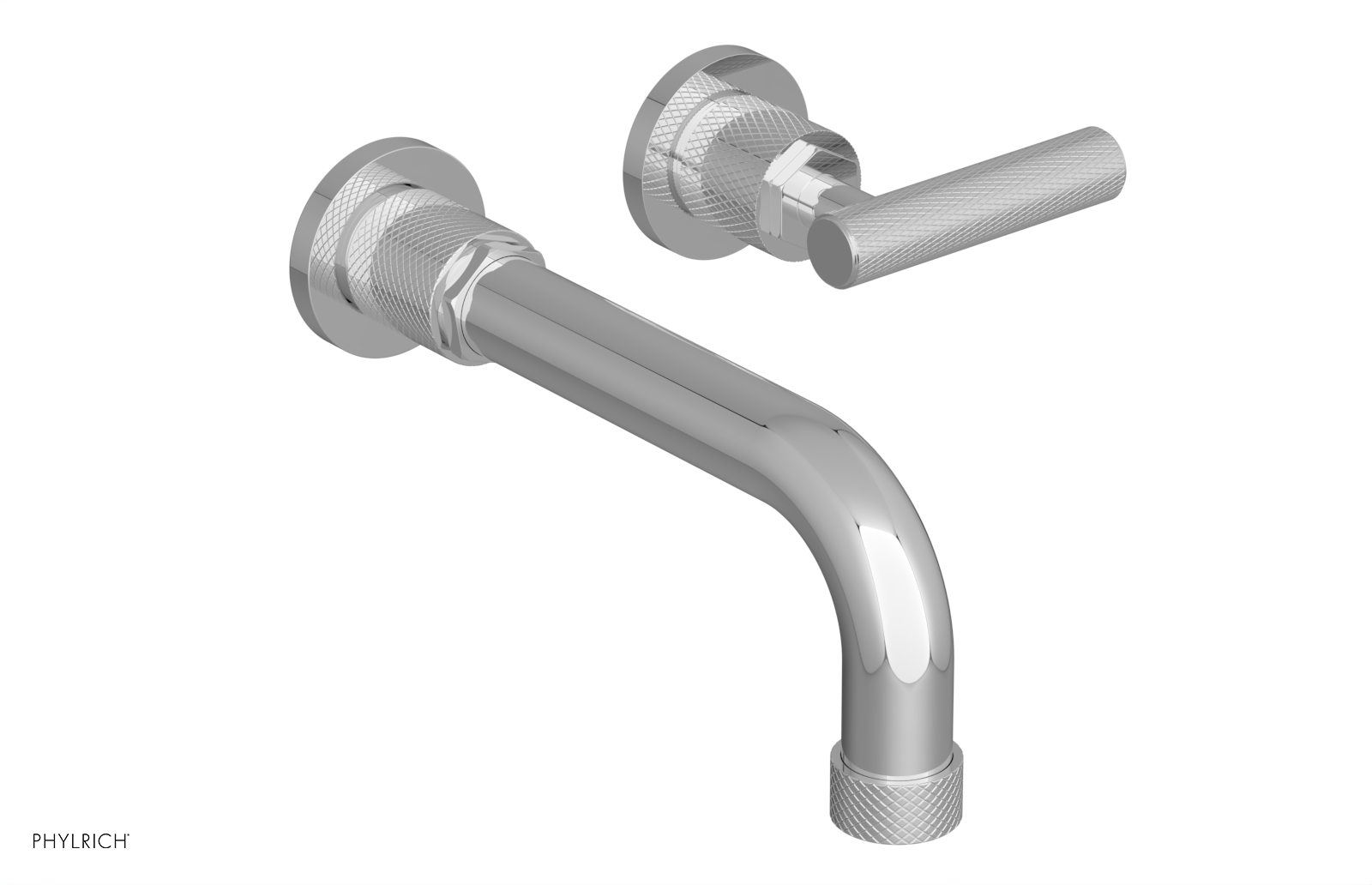 polished chrome bathroom faucet