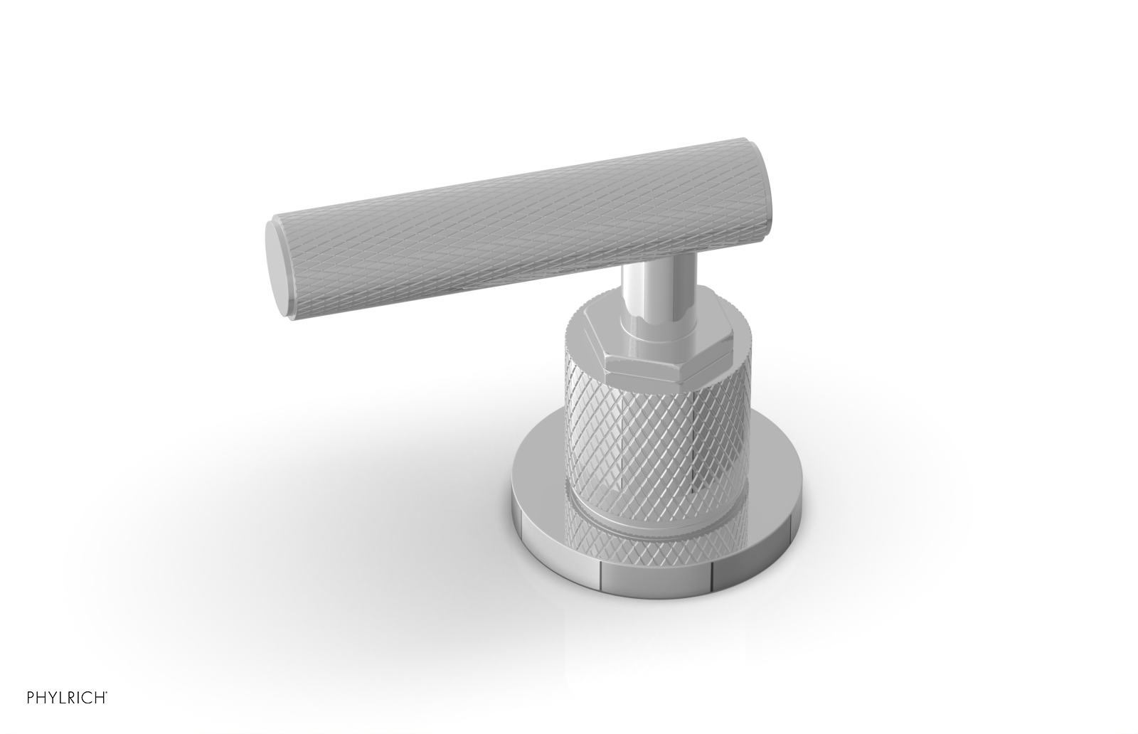 polished chrome shower trim