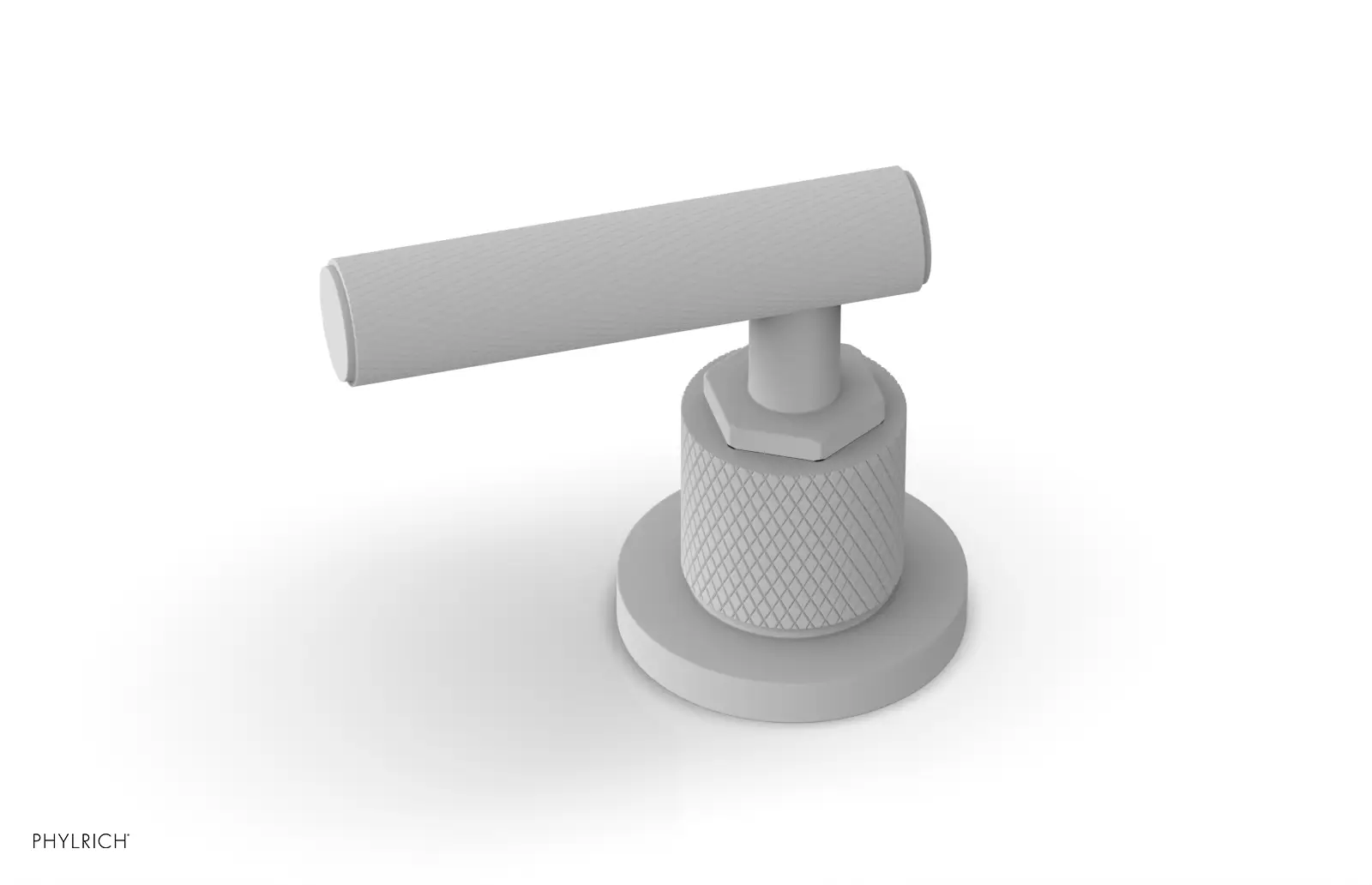 Phylrich Dustrie Knurled Volume Control/Diverter Trim with Lever Handle by Phylrich