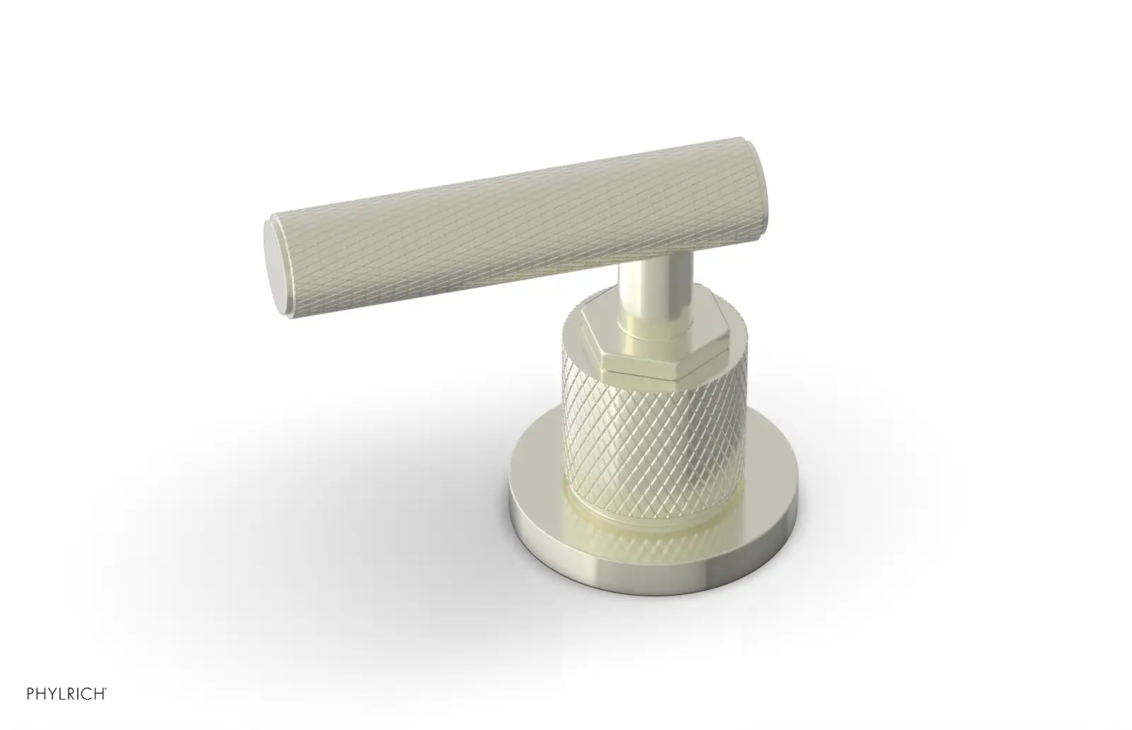 Phylrich Dustrie Knurled Volume Control/Diverter Trim with Lever Handle by Phylrich