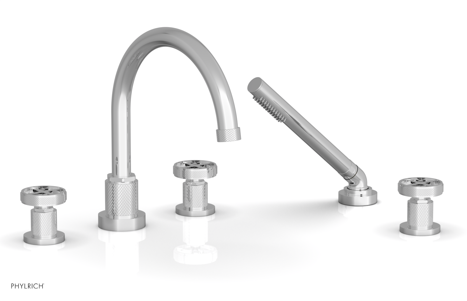 polished chrome bathroom faucet