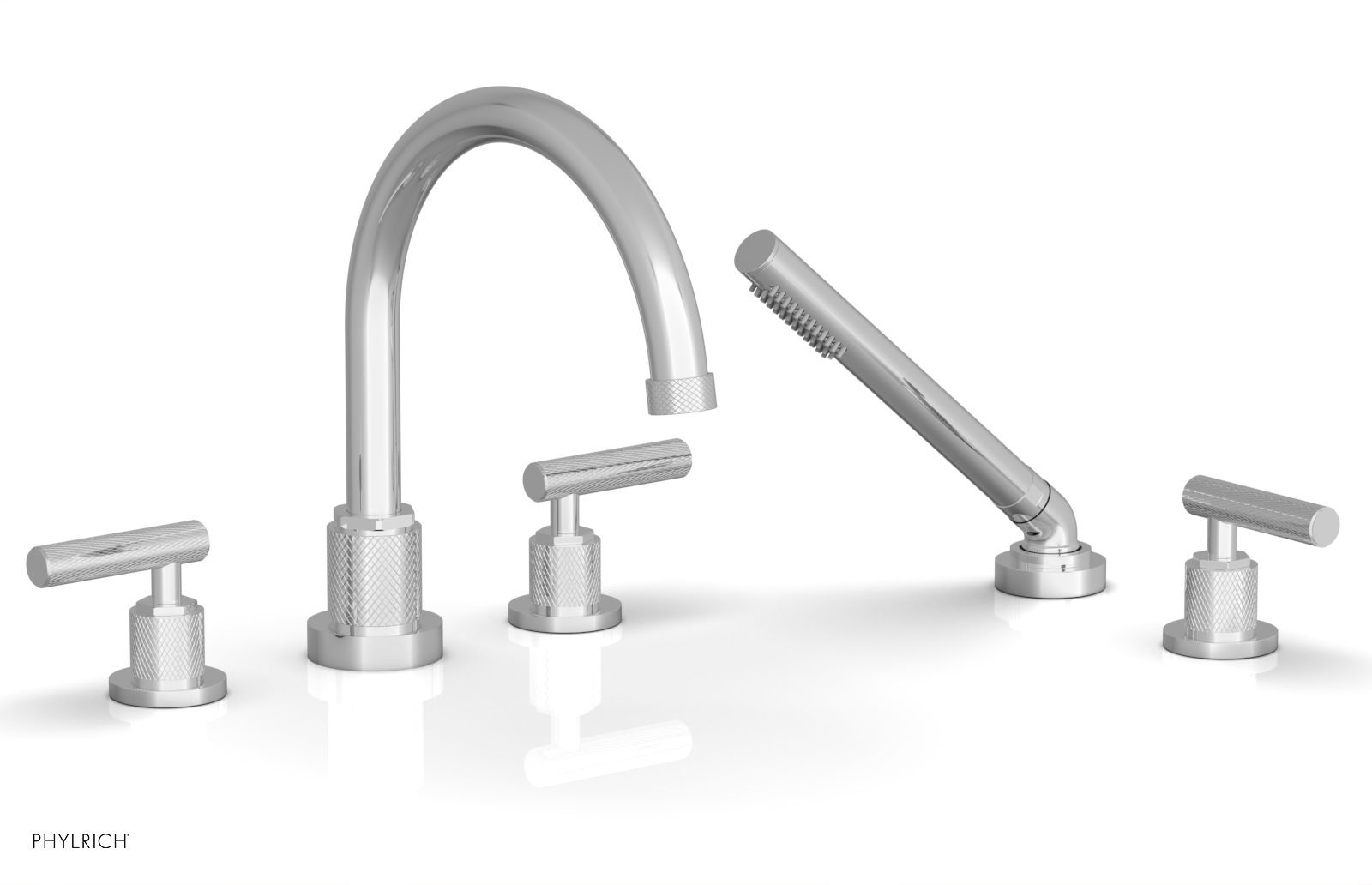 polished chrome bathroom faucet