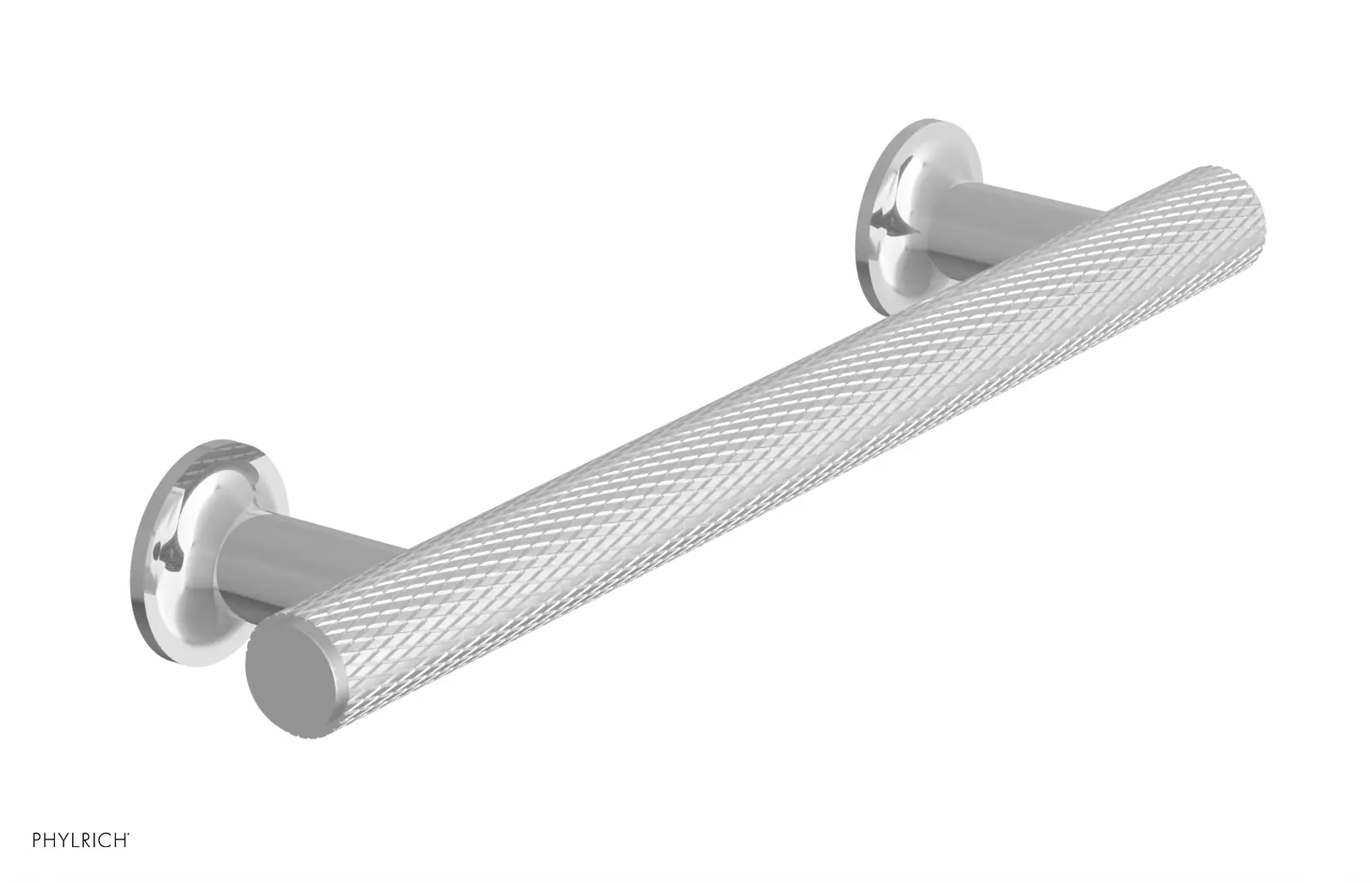 polished chrome cabinet pull