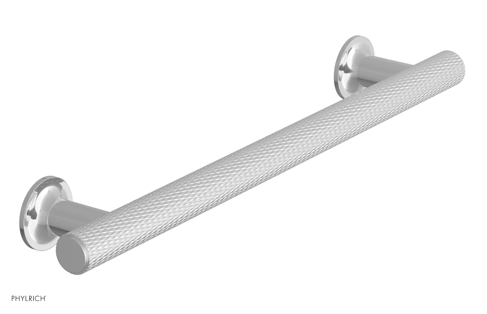 polished chrome cabinet pull