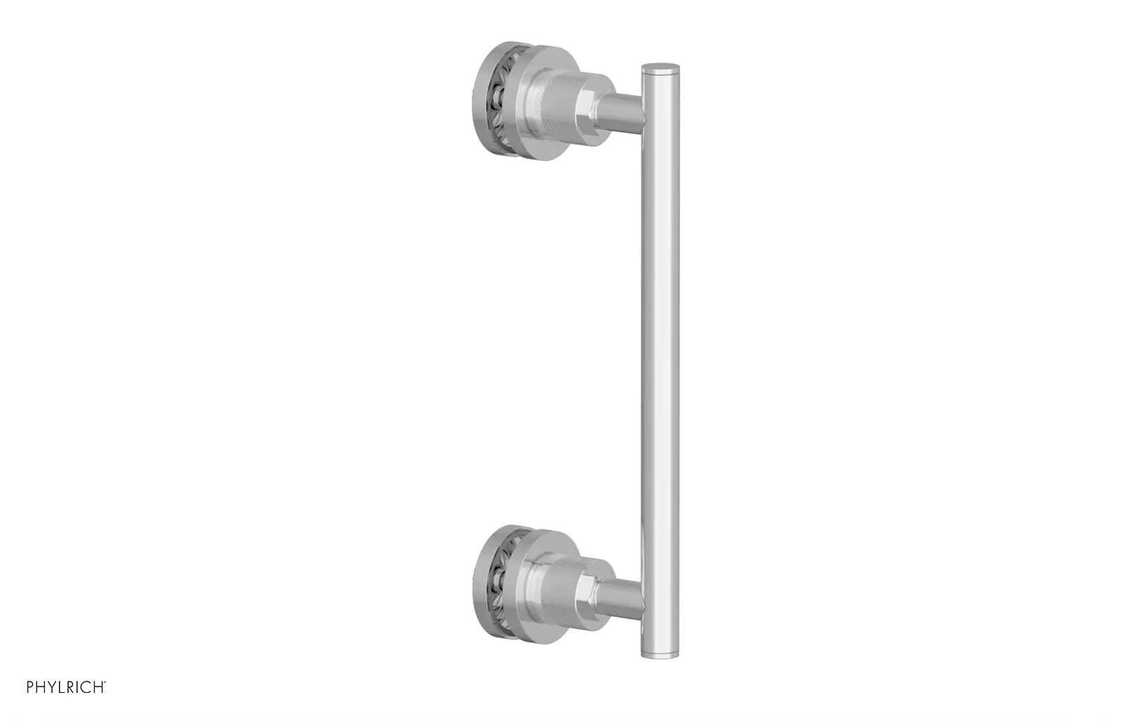 polished chrome shower pull