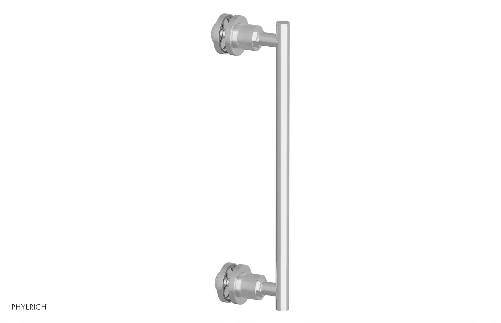 polished chrome shower pull