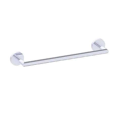 polished chrome towel bar