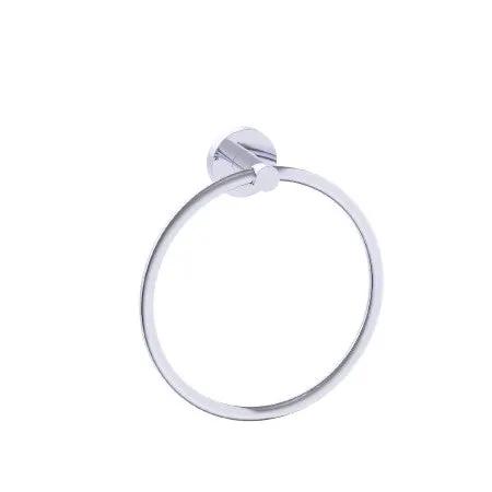 polished chrome towel ring