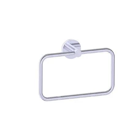 polished chrome towel ring