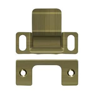 Deltana Strike Plate, Dust Cup, Adjustable, 2-3/4" x 1-1/4" by Deltana