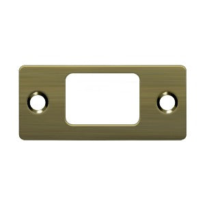 Deltana Strike Plate, Deadbolt, 2-3/4" x 1-1/4"