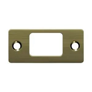 Deltana Strike Plate, Deadbolt, 2-3/4" x 1-1/4" by Deltana
