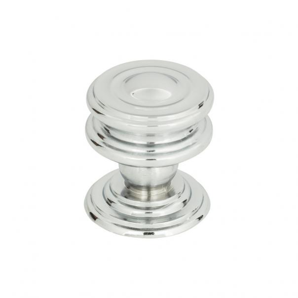 polished chrome knob