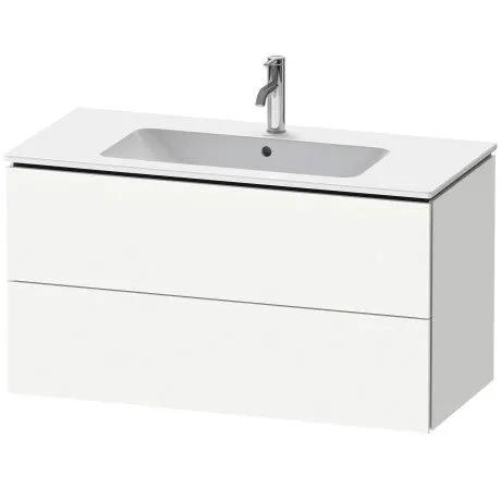white wallmount drawer