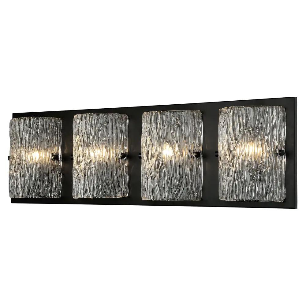 black wall mount light