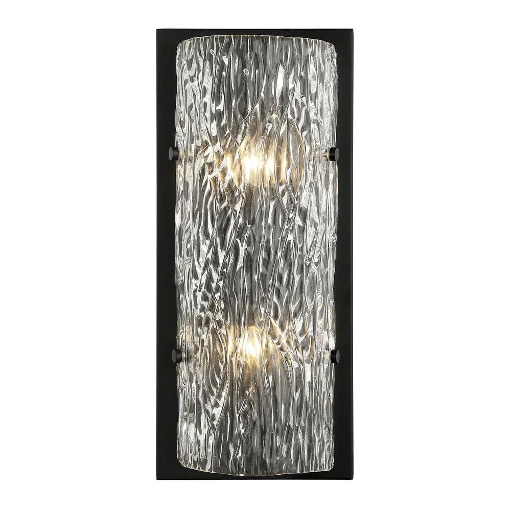 black wall mount light