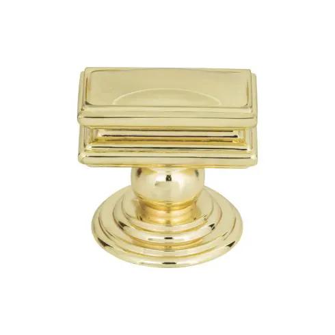 Atlas Campaign Rectangle Knob 1 1/2 Inch by Atlas