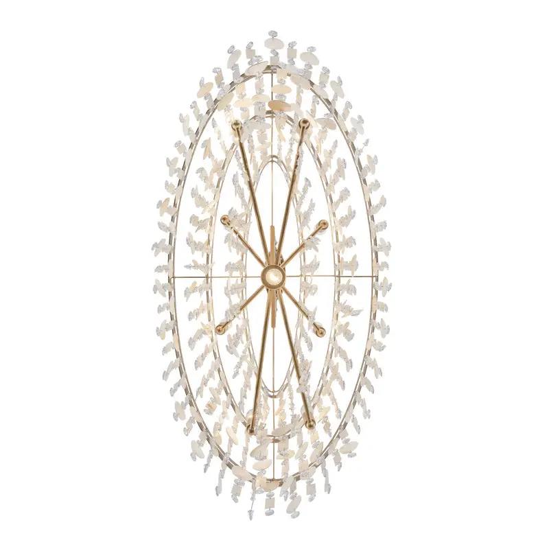 french gold pendant light