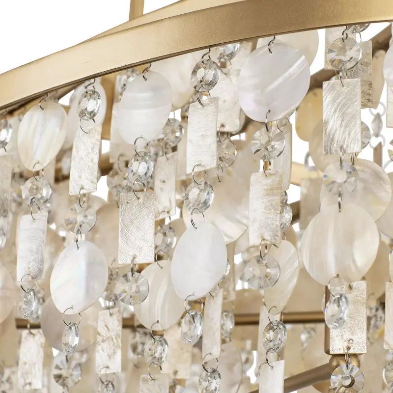french gold pendant light