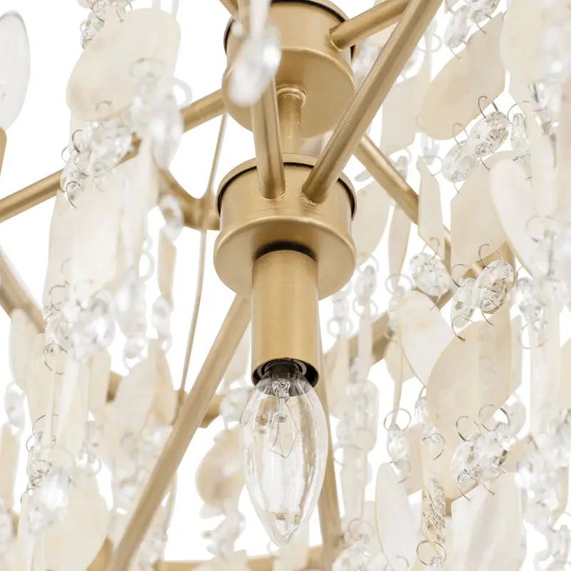 french gold pendant light