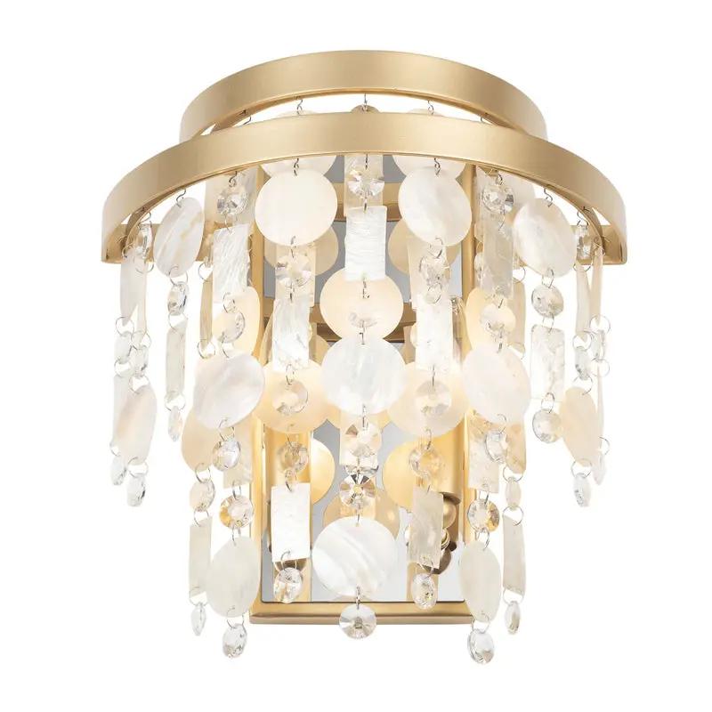 french gold wall mount light