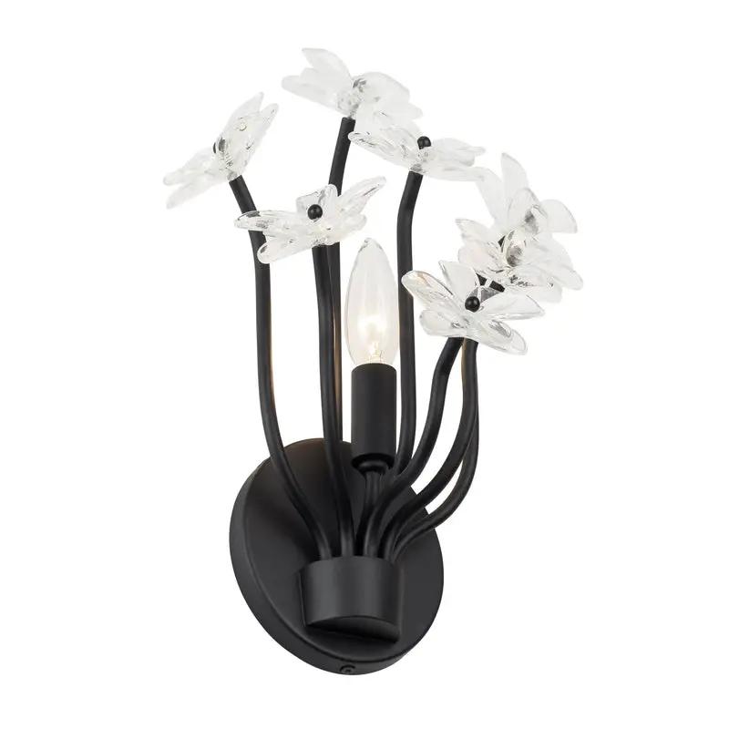 matte black wall mount light