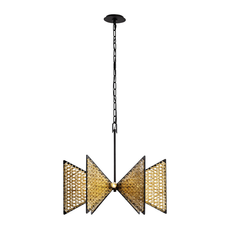 matte black/sulihiya chandelier