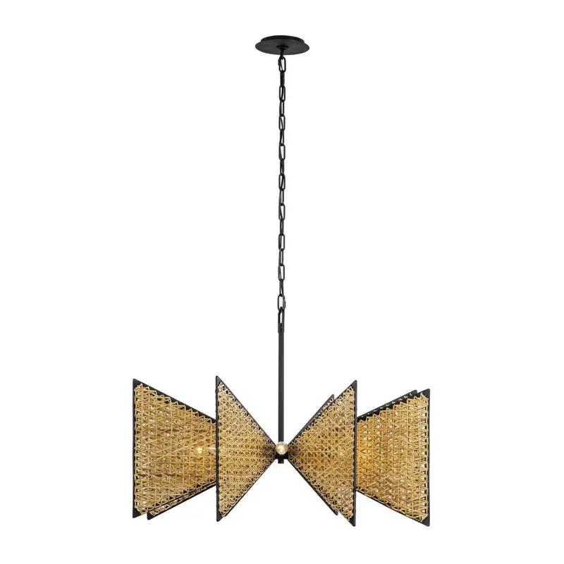 matte black/sulihiya chandelier