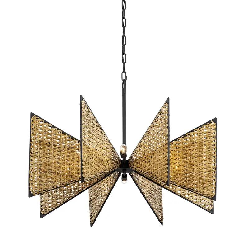 matte black/sulihiya chandelier