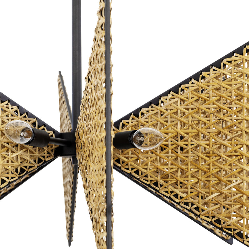 matte black/sulihiya chandelier