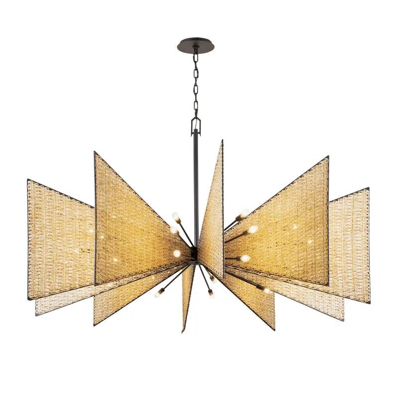 matte black/sulihiya chandelier