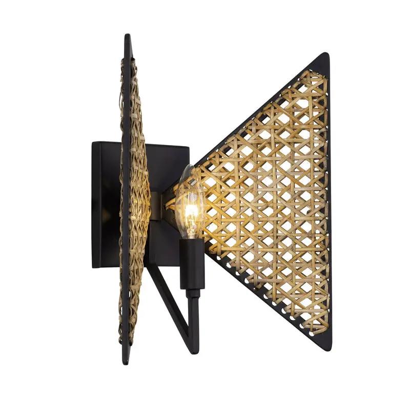 matte black/sulihiya wall mount light
