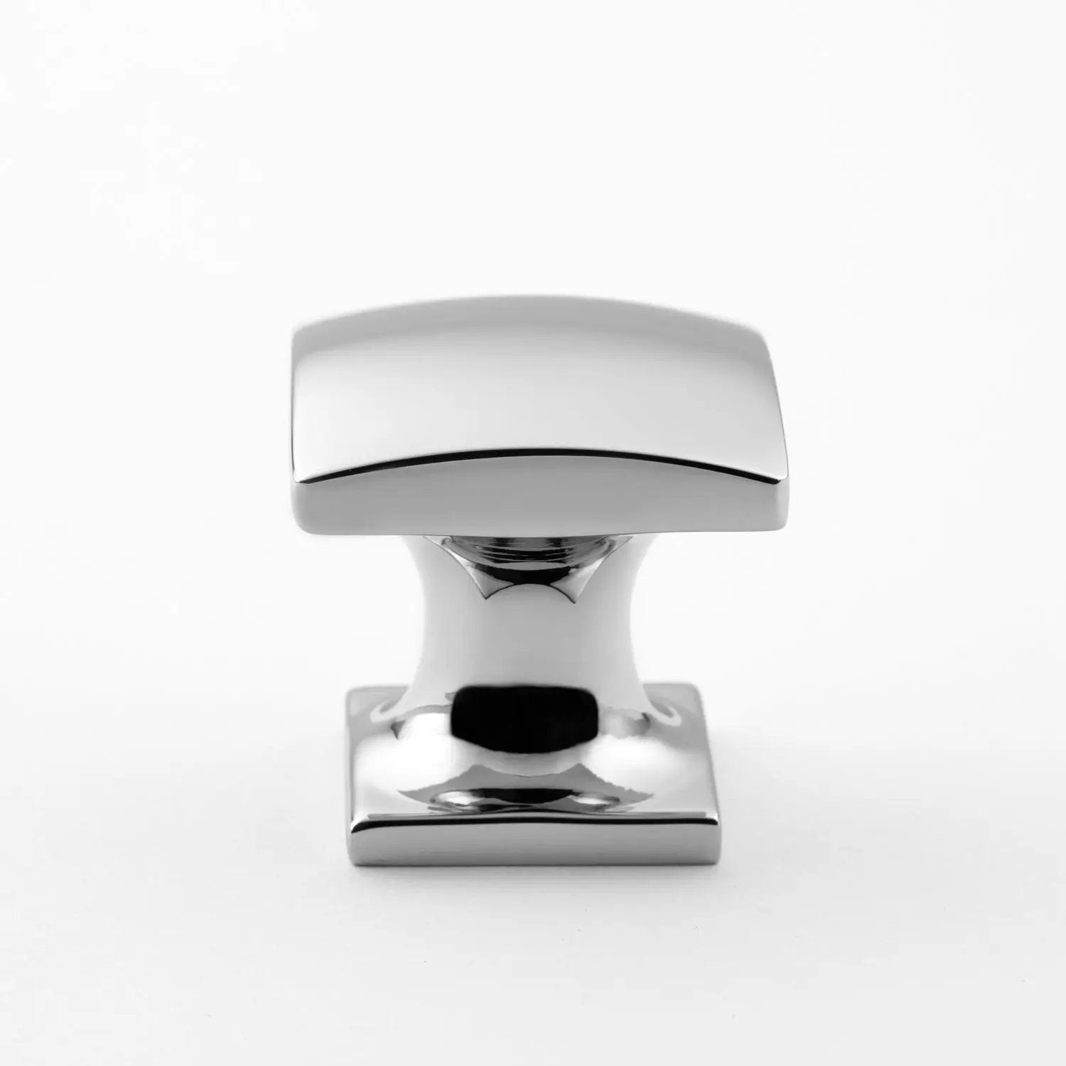 polished chrome knob