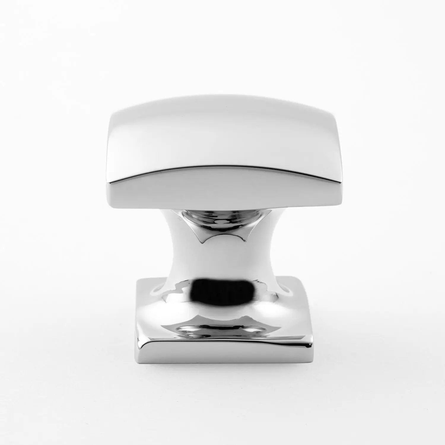 polished chrome knob